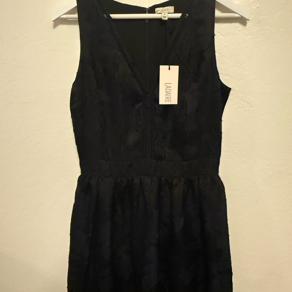Claire's Black Midi Dress